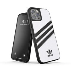 Adidas OR Moulded Case PU iPhone 12 Pro Max biało-czarny|white-black 42239 цена и информация | Чехлы для телефонов | pigu.lt