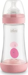 Детская бутылочка Chicco Perfect-5, розовая, 2+ мес. 240 мл цена и информация | Бутылочки и аксессуары | pigu.lt