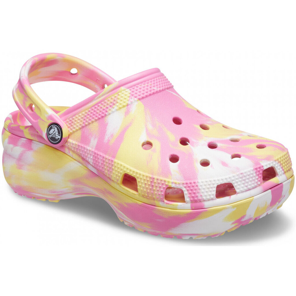 Šlepetės moterims Crocs™ Classic Platform Marbled Clog 135183, įvairių spalvų kaina ir informacija | Šlepetės moterims | pigu.lt