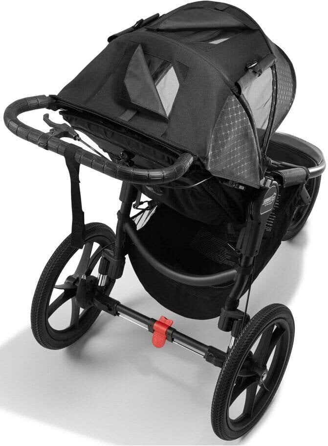 Sportinis vežimėlis Baby Jogger Summit X3, Midnight Black kaina ir informacija | Vežimėliai | pigu.lt