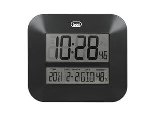 Trevi OM 3520 BLACK настенные часы цена и информация | Часы | pigu.lt