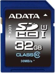 Adata 32GB SDHC UHS-I U1 цена и информация | ADATA Мобильные телефоны, Фото и Видео | pigu.lt