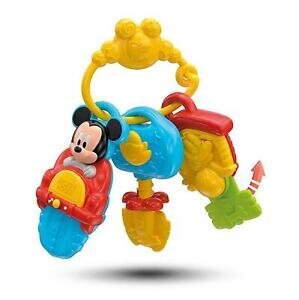 Interaktyvus lovelės/ vėžimėlio žaislas Clementoni Disney Baby Mickey Mouse, lenkų kalba цена и информация | Žaislai kūdikiams | pigu.lt
