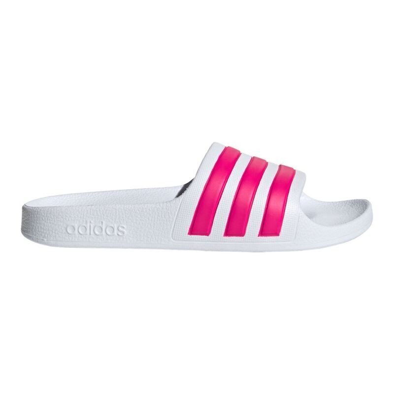 Šlepetės mergaitėms Adidas Adilette Aqua Jr EF1748, baltos цена и информация | Šlepetės, kambario avalynė vaikams | pigu.lt