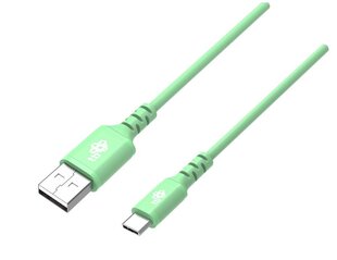 TB Кабель USB C 1 м зеленый цена и информация | Кабели для телефонов | pigu.lt