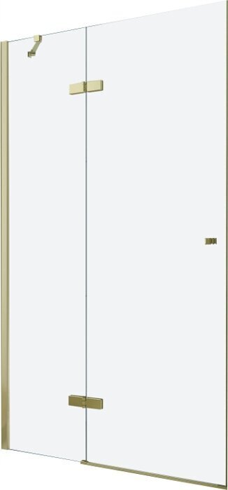 Dušo durys Mexen Roma 70,80,90,100,110,120 cm, gold kaina ir informacija | Dušo durys ir sienelės | pigu.lt