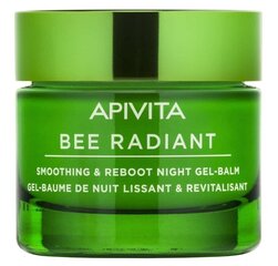 Ночной гель-бальзам для лица Apivita Bee Randiant, 50 мл цена и информация | Кремы для лица | pigu.lt