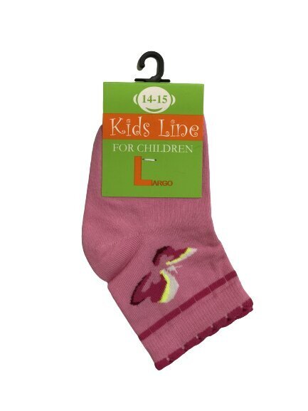 Vaikiškos kojinės, rožinis kaina ir informacija | Kojinės, pėdkelnės mergaitėms | pigu.lt