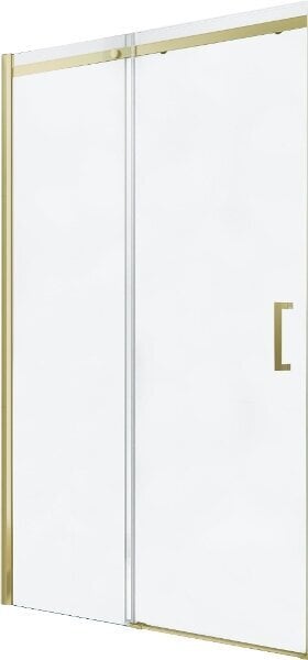 Stumdomos dušo durys Mexen Omega, 8 mm, 100,110,120,130,140x190 cm, gold цена и информация | Dušo durys ir sienelės | pigu.lt