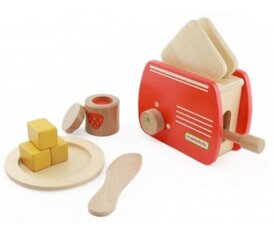 Деревянный тостер Masterkidz цена и информация | Игрушки для девочек | pigu.lt