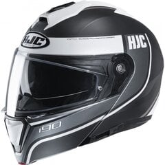 Шлем HJC i90 Davan Черный/Белый (Размер 59-60) цена и информация | Шлемы для мотоциклистов | pigu.lt