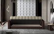 Sofa-lova NORE Garett 04, juoda/balta цена и информация | Sofos | pigu.lt