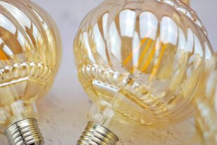 Led лампочка VINTAGE 4W E27 d125mm цена и информация | Электрические лампы | pigu.lt