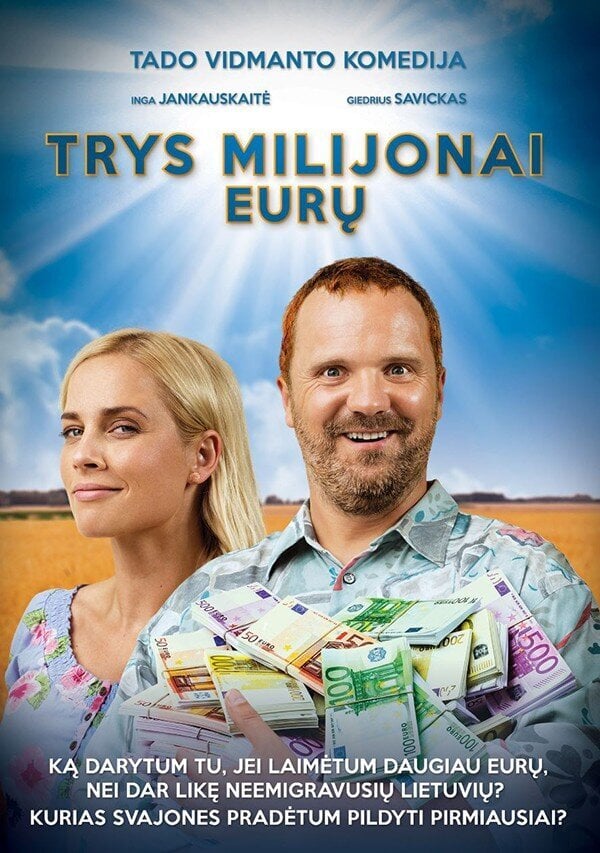 DVD filmas "Trys milijonai eurų" (2017) цена и информация | Vinilinės plokštelės, CD, DVD | pigu.lt