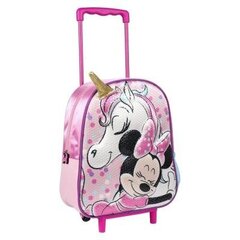 Mažas lagaminas Disney Minnie XS, rožinis kaina ir informacija | Lagaminai, kelioniniai krepšiai | pigu.lt