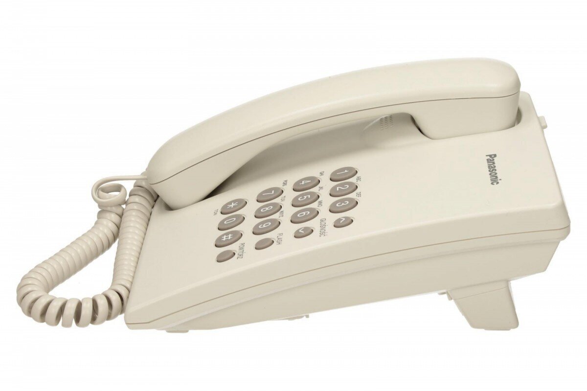 Panasonic KX-TS500, baltas kaina ir informacija | Stacionarūs telefonai | pigu.lt