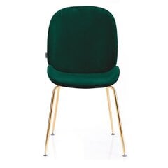 Kėdė Homede Florin, tamsiai žalia kaina ir informacija | Virtuvės ir valgomojo kėdės | pigu.lt