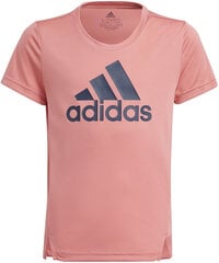 Palaidinė mergaitėms Adidas G Bl T Pink GN1441/140 kaina ir informacija | Marškinėliai mergaitėms | pigu.lt