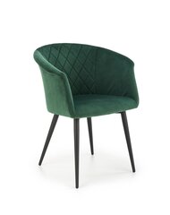 Kėdė Halmar K421, tamsiai žalia kaina ir informacija | Virtuvės ir valgomojo kėdės | pigu.lt
