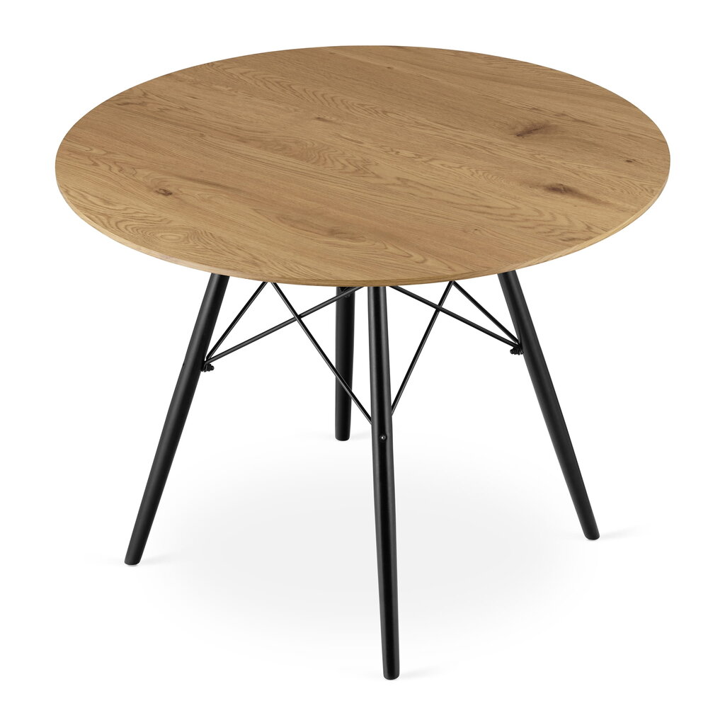 Valgomojo stalas TOD100, rudas kaina ir informacija | Virtuvės ir valgomojo stalai, staliukai | pigu.lt