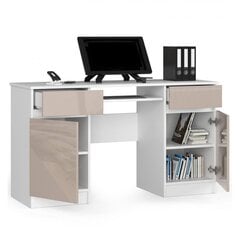 Rašomasis stalas NORE A5, baltas/smėlio spalvos kaina ir informacija | Kompiuteriniai, rašomieji stalai | pigu.lt