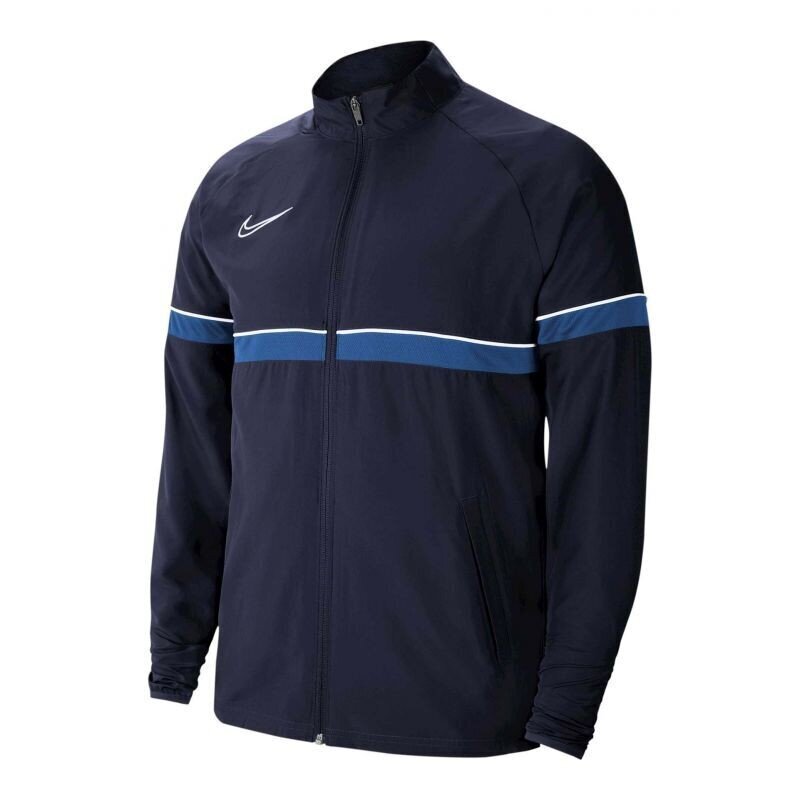 Bluzonas berniukams Nike Academy 21 Jr sweatshirt CW6121-453, mėlynas цена и информация | Megztiniai, bluzonai, švarkai berniukams | pigu.lt