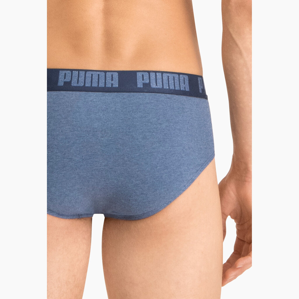 Vyriškos kelnaitės Puma Basic Brief Blue 889100 21/L kaina ir informacija | Trumpikės | pigu.lt