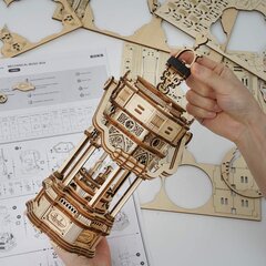 Konstruktorius Robotime Victorian Lantern, 3D dėlionė kaina ir informacija | Konstruktoriai ir kaladėlės | pigu.lt