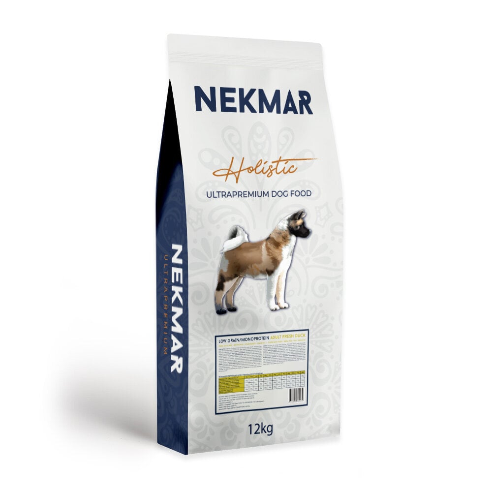 Nekmar Adult Fresh Duck ultra premium (holistic) klasės šunų maistas, 12 kg цена и информация | Sausas maistas šunims | pigu.lt