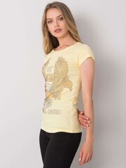Marškinėliai moterims Haley 292015936, geltoni kaina ir informacija | Marškinėliai moterims | pigu.lt