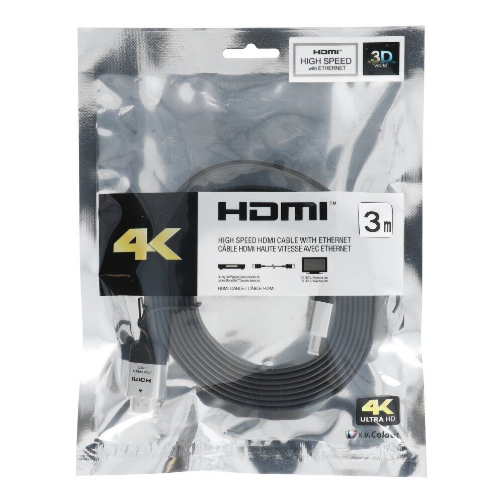 Partner Tele 4K High Speed HDMI Kabelis 3m kaina ir informacija | Kabeliai ir laidai | pigu.lt