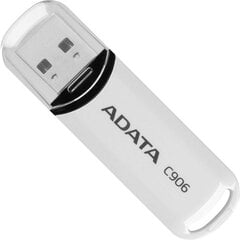 USB карта памяти Adata C906 16GB USB 2.0, Белая цена и информация | USB накопители | pigu.lt