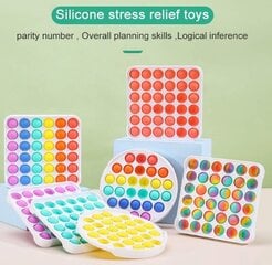 Силиконовая игрушка Anti-Stress Pop it цена и информация | Настольные игры, головоломки | pigu.lt