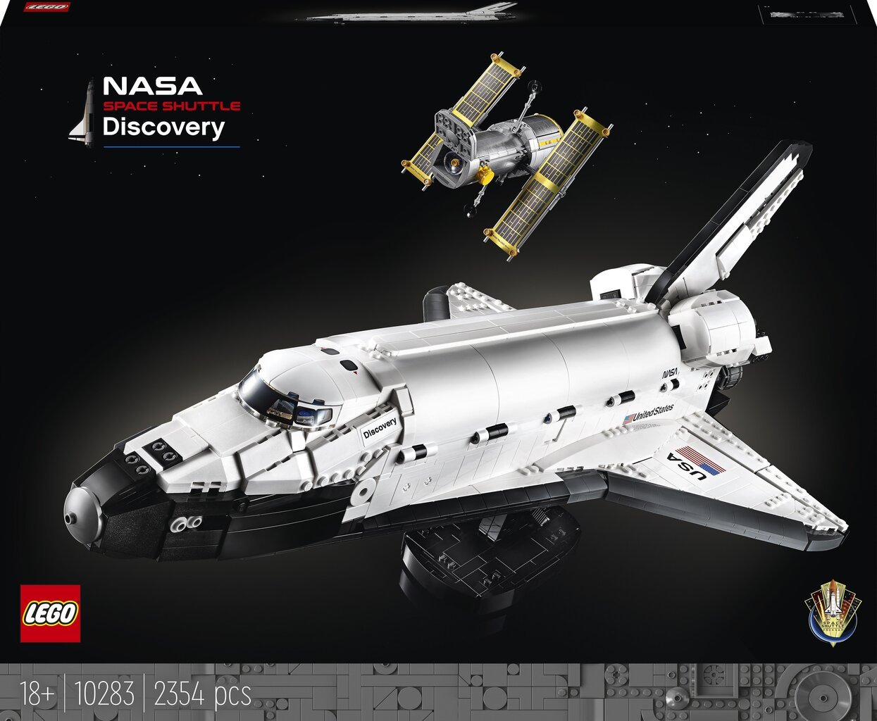 10283 LEGO® ICONS NASA daugkartinis erdvėlaivis „Discovery“ цена и информация | Konstruktoriai ir kaladėlės | pigu.lt