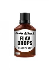 Šokolado skonio lašai Flav Drops Body Attack, 50 ml kaina ir informacija | Priedai maistui ruošti | pigu.lt
