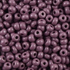 Čekiškas biseris Opaque violetinis (23040) 10/0 50g kaina ir informacija | Papuošalų gamybai, vėrimui | pigu.lt