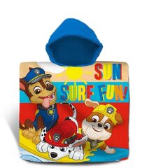 Vaikiškas rankšluostis Poncho Paw Patrol, 60x120 cm kaina ir informacija | Rankšluosčiai | pigu.lt