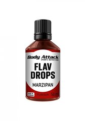 Marcipano skonio lašai Flav Drops Body Attack, 50 ml kaina ir informacija | Priedai maistui ruošti | pigu.lt