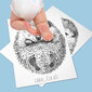 Pieštas paveikslas "Ežiukas" su antspaudais, A3 formatu, baltame rėmelyje kaina ir informacija | Reprodukcijos, paveikslai | pigu.lt