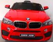 Vaikiškas Elektromobilis BMW X6M, raudonas kaina ir informacija | Elektromobiliai vaikams | pigu.lt