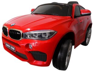 Vaikiškas Elektromobilis BMW X6M, raudonas kaina ir informacija | Elektromobiliai vaikams | pigu.lt