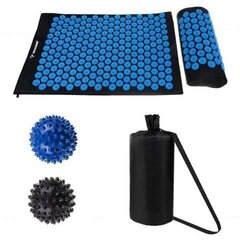 Akupresūros kilimėlis su pagalve ir masažo kamuoliukais M14203 kaina ir informacija | Masažo reikmenys | pigu.lt