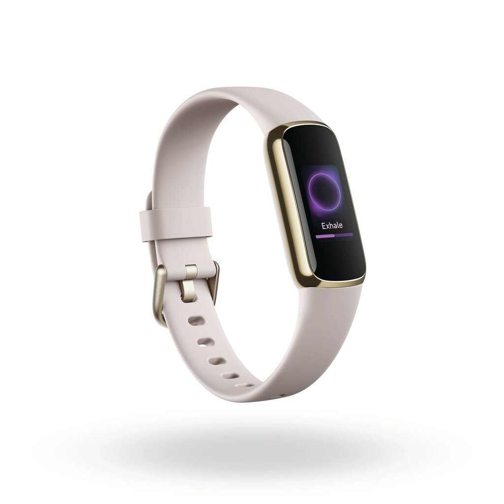 Fitbit Luxe Lunar White/Soft Gold цена и информация | Išmaniosios apyrankės (fitness tracker) | pigu.lt