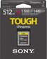 Sony Tough CEB-G CFexpress 512 GB (CEBG512) kaina ir informacija | Atminties kortelės fotoaparatams, kameroms | pigu.lt