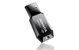 Atmintinė Adata UV100, 8GB, USB 2.0, Juoda kaina ir informacija | USB laikmenos | pigu.lt