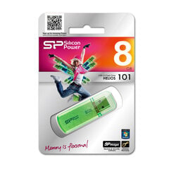 Silicon Power Helios 101 8GB USB 2.0 kaina ir informacija | USB laikmenos | pigu.lt