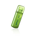 USB карта памяти Silicon Power Helios 8ГБ USB 2.0 Green