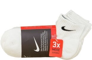 Vyriškos kojinės Nike Performance Cotton SX4703-101, 3 poros цена и информация | Мужские носки | pigu.lt