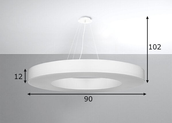 Sollux šviestuvas Saturno Slim 90 цена и информация | Pakabinami šviestuvai | pigu.lt