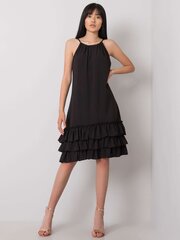 Suknelė moterims Routh, juoda kaina ir informacija | Suknelės | pigu.lt